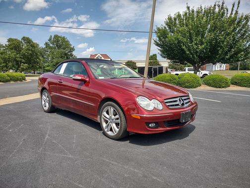 Storm Red Metallic 2008 Mercedes-Benz CLK-Class CLK 350