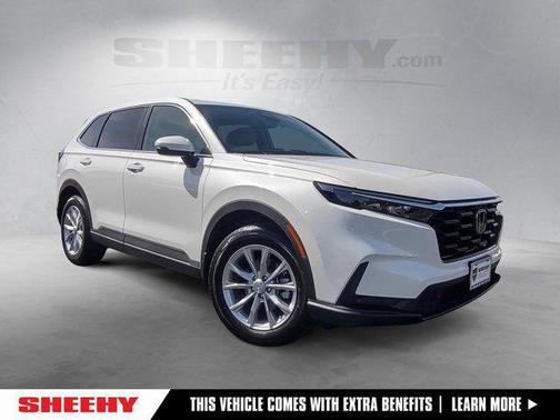 Platinum White Pearl 2025 Honda CR-V EX-L AWD