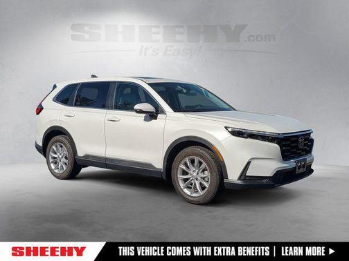 Platinum White Pearl 2025 Honda CR-V EX-L AWD