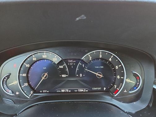 Bluestone Metallic 2017 BMW 540 540i