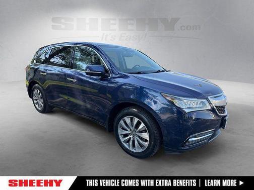 Fathom Blue Pearl 2015 Acura MDX 3.5L Technology Package