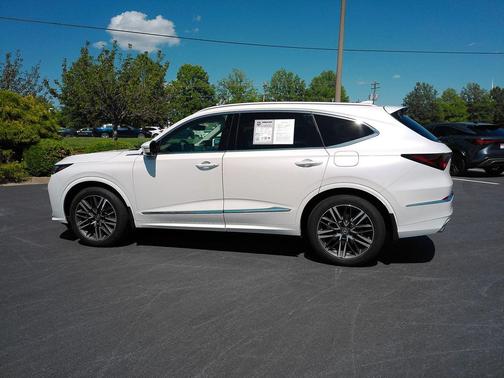 Platinum White Pearl 2025 Acura MDX Advance Package