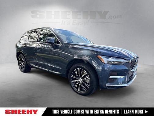 Denim Blue Metallic 2022 Volvo XC60 Recharge Plug-In Hybrid T8 Inscription