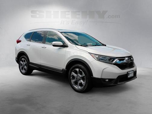 White Diamond Pearl 2018 Honda CR-V EX-L