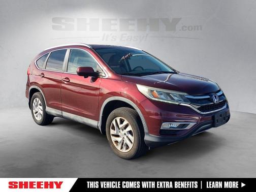 Burgundy 2016 Honda CR-V EX-L