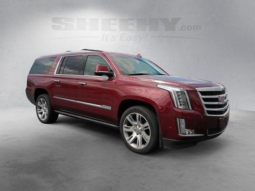 Red 2017 Cadillac Escalade ESV Premium Luxury
