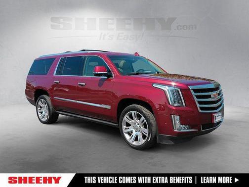 Red 2017 Cadillac Escalade ESV Premium Luxury