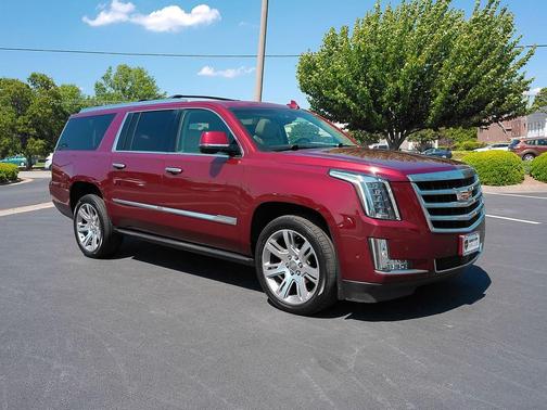 Red 2017 Cadillac Escalade ESV Premium Luxury