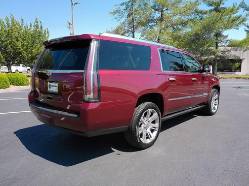 Red 2017 Cadillac Escalade ESV Premium Luxury