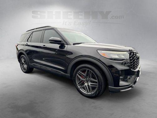 Agate Black Metallic 2025 Ford Explorer ST