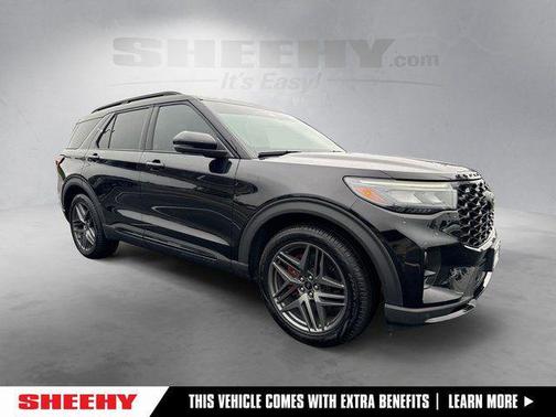 Agate Black Metallic 2025 Ford Explorer ST