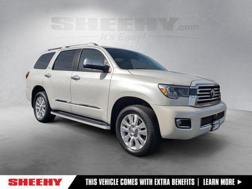 Blizzard Pearl 2021 Toyota Sequoia Platinum