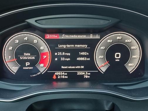 Black 2021 Audi A6 55 Prestige