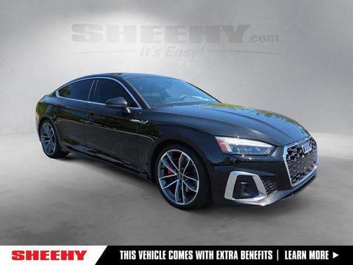 Mythos Black Metallic 2023 Audi A5 Sportback 45 S Line Premium Plus