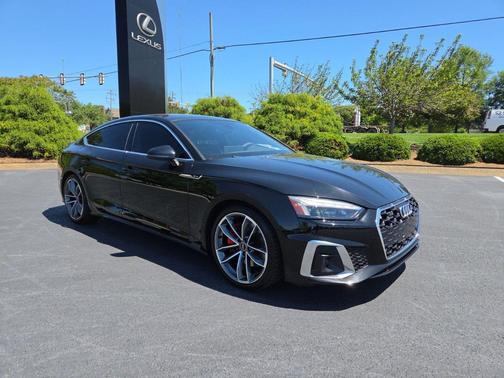 Mythos Black Metallic 2023 Audi A5 Sportback 45 S Line Premium Plus