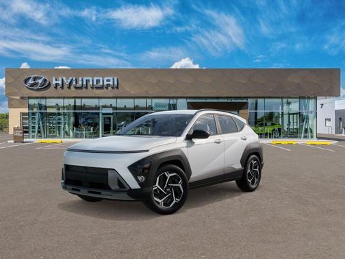 Atlas White 2026 Hyundai KONA SEL Premium