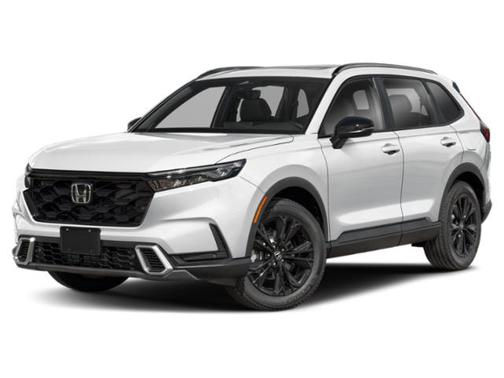 Platinum White Pearl 2026 Honda CR-V Hybrid Sport Touring AWD
