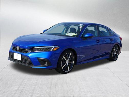 Aegean Blue Metallic 2024 Honda Civic Touring