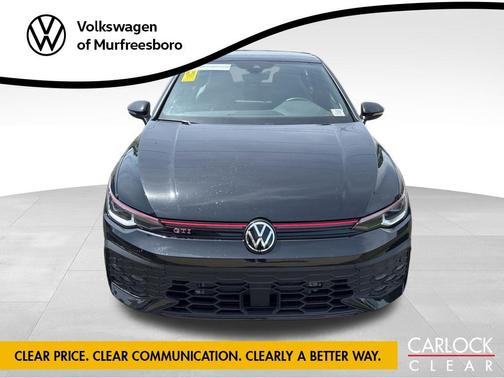 Black Metallic 2025 Volkswagen Golf GTI 2.0T SE DSG