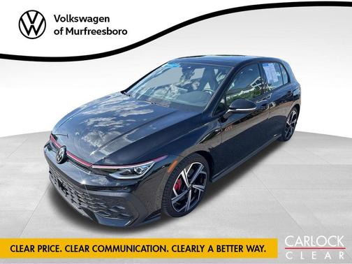 Black Metallic 2025 Volkswagen Golf GTI 2.0T SE DSG