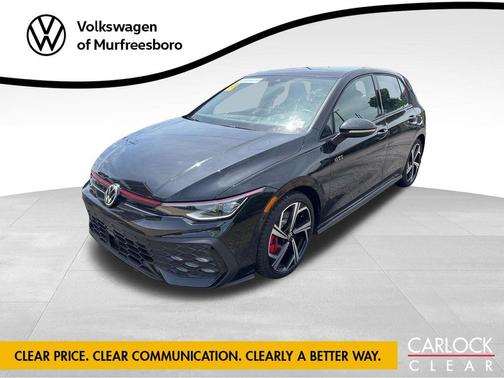 Black Metallic 2025 Volkswagen Golf GTI 2.0T SE DSG