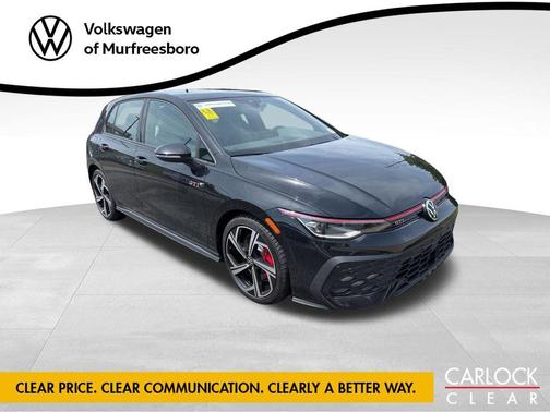 Black Metallic 2025 Volkswagen Golf GTI 2.0T SE DSG