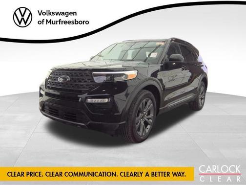 AGATE BLACK METALLIC 2023 Ford Explorer XLT