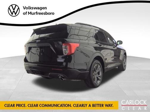 AGATE BLACK METALLIC 2023 Ford Explorer XLT