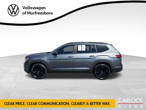Platinum Gray Metallic 2022 Volkswagen Atlas 3.6L SE w/Technology