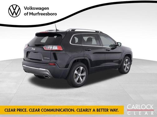 Diamond Black Crystal Pearlcoat 2019 Jeep Cherokee Limited