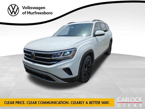 Pure White 2023 Volkswagen Atlas 2.0T SE w/Technology