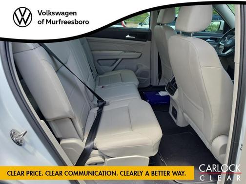 Pure White 2023 Volkswagen Atlas 2.0T SE w/Technology