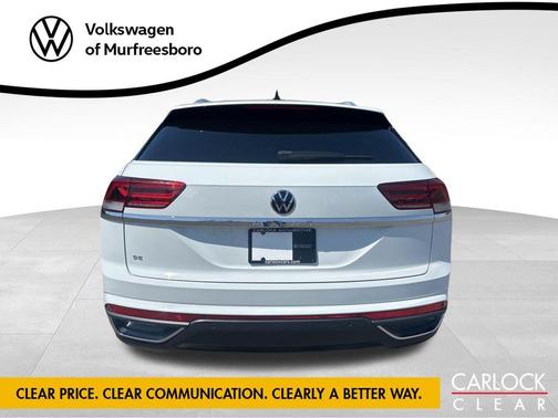 Pure White 2023 Volkswagen Atlas Cross Sport 2.0T SE w/Technology