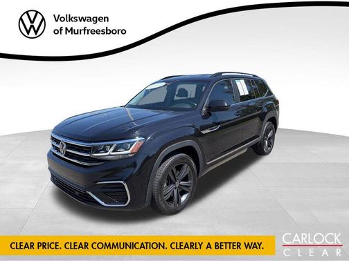 Deep Black 2021 Volkswagen Atlas 3.6L SE w/Technology