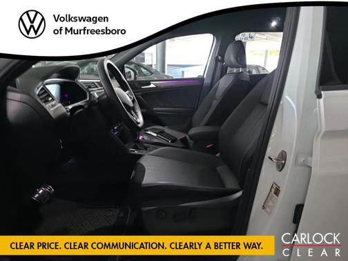 Opal White 2023 Volkswagen Tiguan 2.0T SE R-Line Black