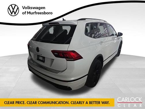 Opal White 2023 Volkswagen Tiguan 2.0T SE R-Line Black