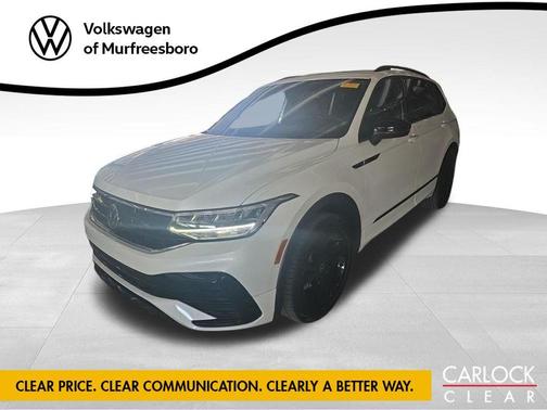 Opal White 2023 Volkswagen Tiguan 2.0T SE R-Line Black