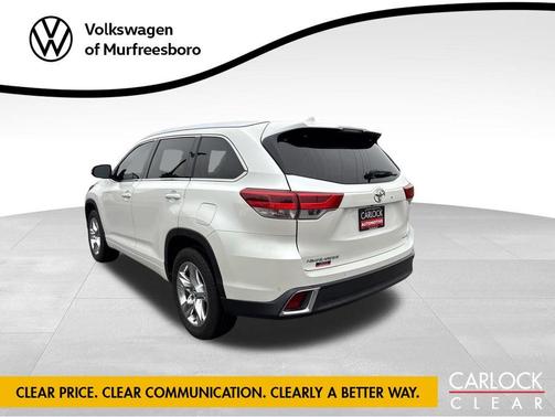 Blizzard Pearl 2019 Toyota Highlander Limited