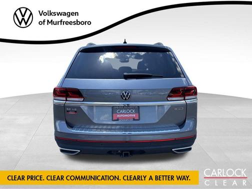 Platinum Gray Metallic 2022 Volkswagen Atlas 3.6L SE w/Technology