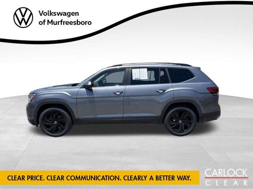 Platinum Gray Metallic 2022 Volkswagen Atlas 3.6L SE w/Technology