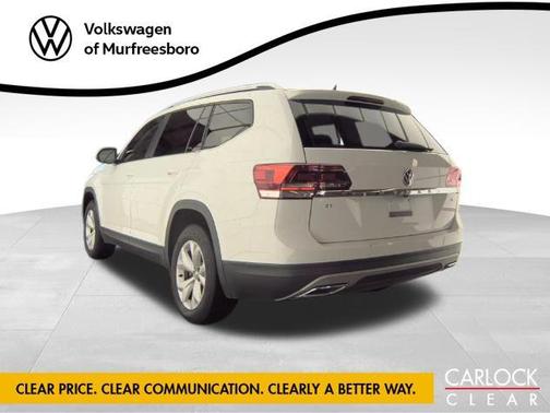 Pure White 2019 Volkswagen Atlas 3.6L SE w/Technology