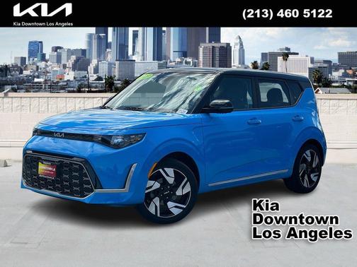 Surf Blue w/Black Roof 2023 Kia Soul GT-Line