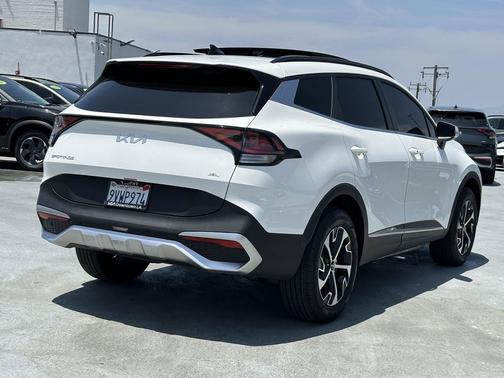 Snow White Pearl 2025 Kia Sportage Hybrid EX