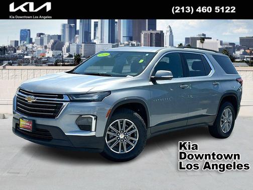 Sterling Gray Metallic 2023 Chevrolet Traverse LT Cloth