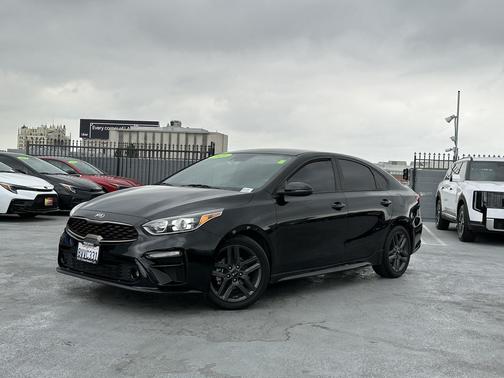Aurora Black 2021 Kia Forte GT-Line