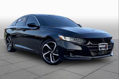 Crystal Black Pearl 2021 Honda Accord Sport 1.5T