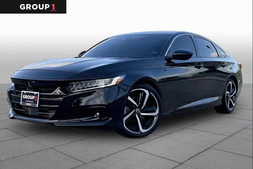 Crystal Black Pearl 2021 Honda Accord Sport 1.5T