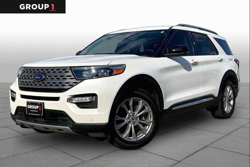 Star White Metallic Tri-Coat 2021 Ford Explorer Limited