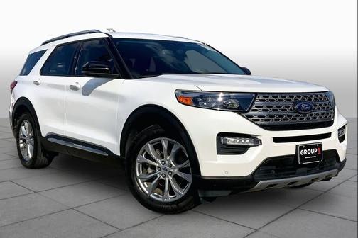 Star White Metallic Tri-Coat 2021 Ford Explorer Limited