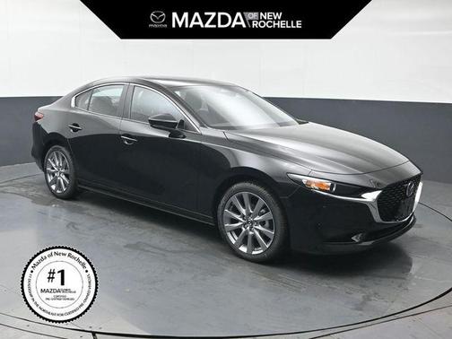 Jet Black Mica 2026 Mazda Mazda3 FWD w/Preferred Package